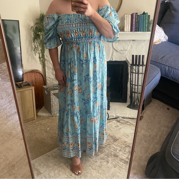 UIMLK Amazon Brand Floral Midi Dress Nap Dress Size XL - Picture 7 of 7